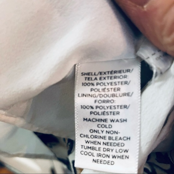 Loft mauve floral print flowy dress - Picture 5 of 6